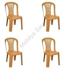 Plastik Bahçe Balkon Sandalyesi (4 Adet)