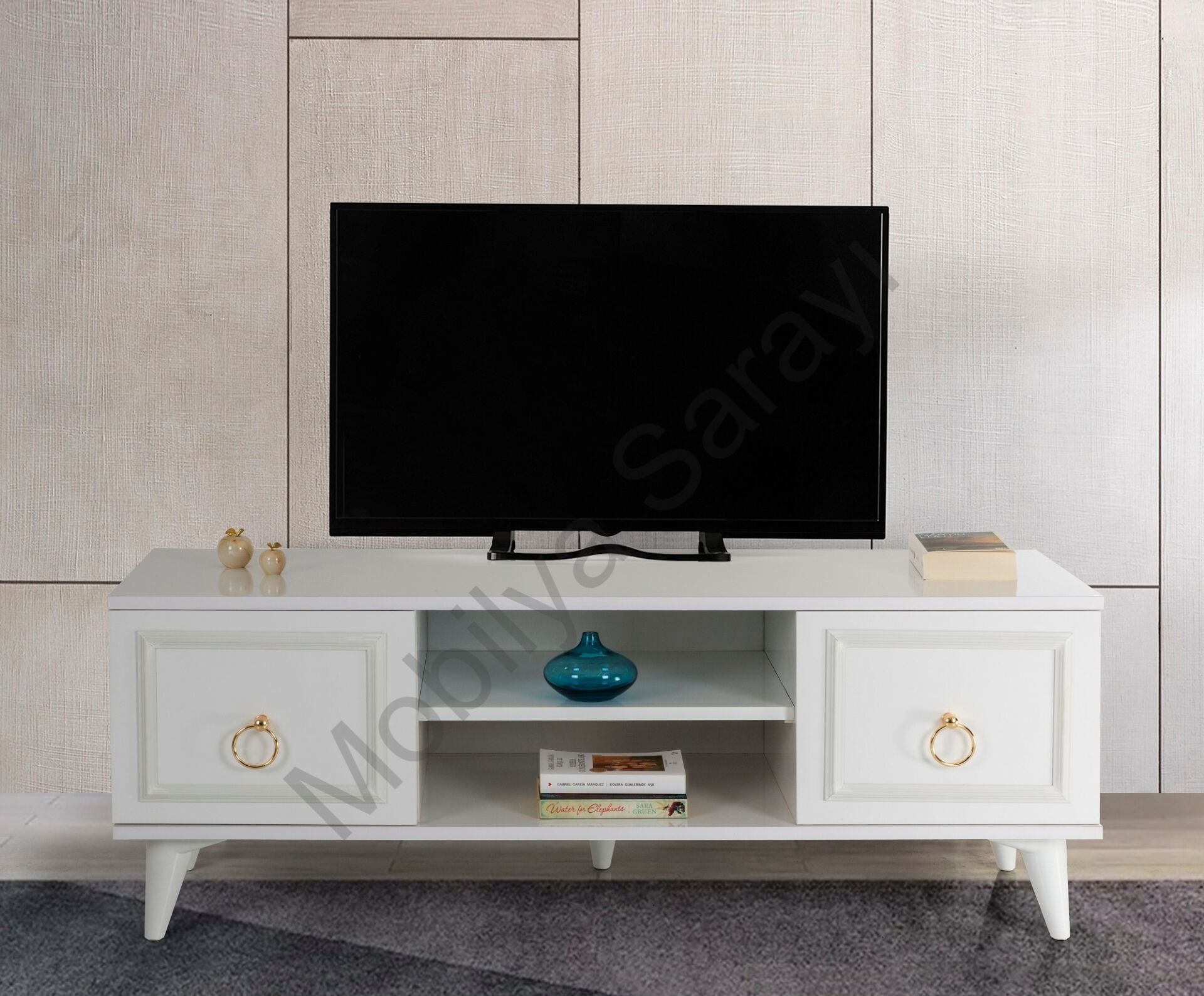 Prestij TV Sehpası - Beyaz