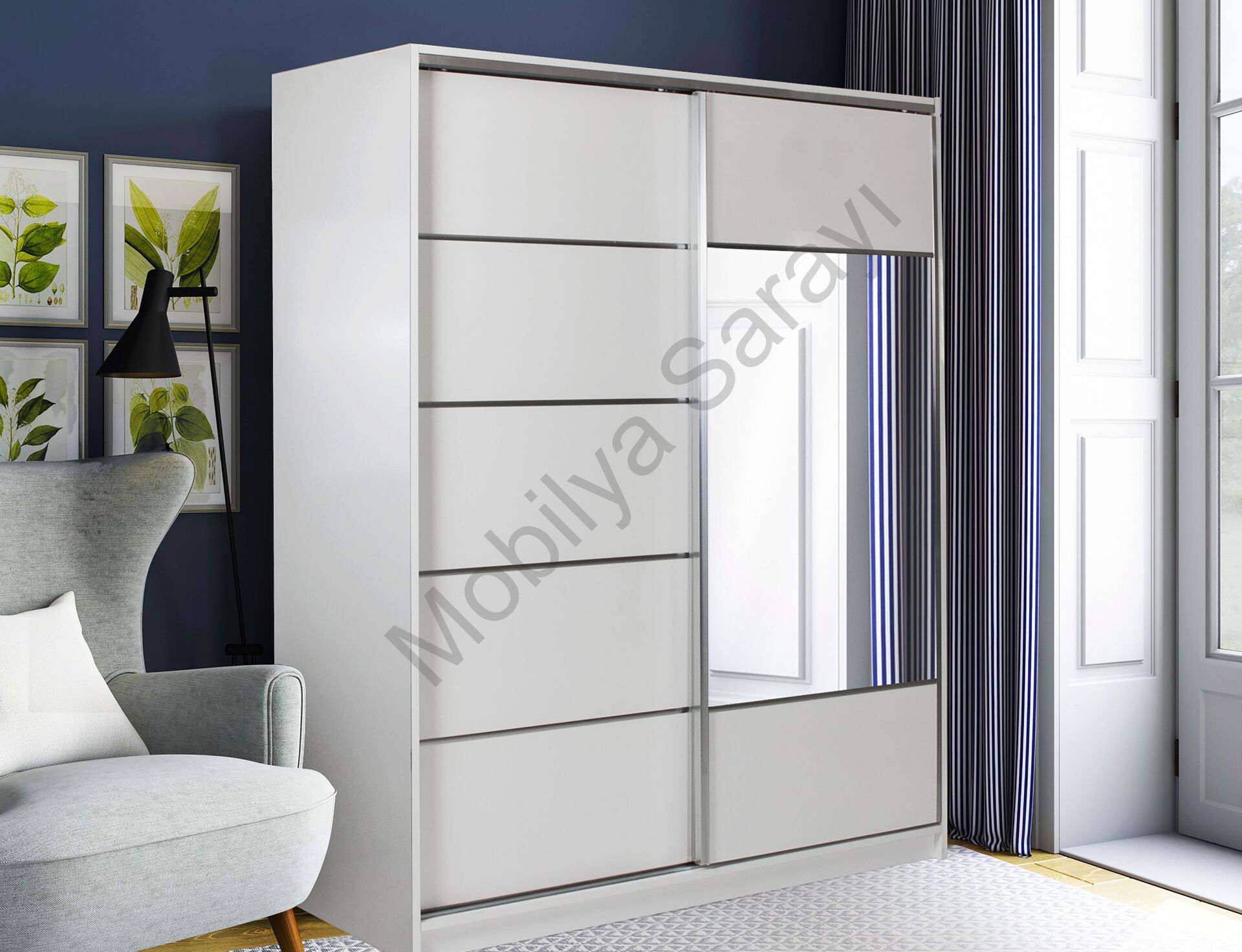 Dolap 200 cm - Beyaz