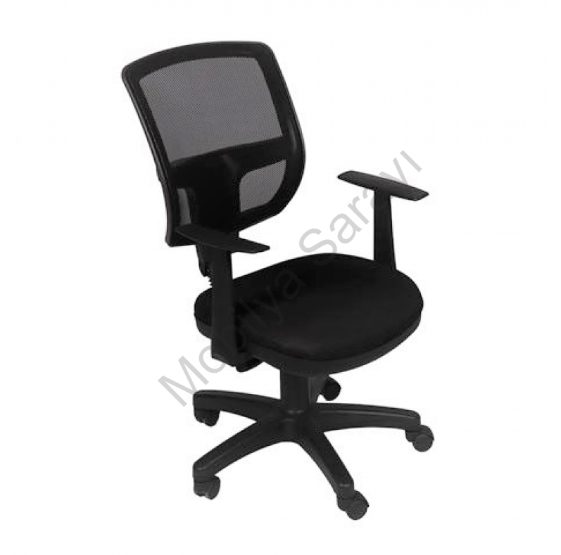 Fileli Bilgisayar Koltuğu - Siyah